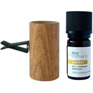 Tiny Moments Auto Diffuser Set Alert - Duurzame auto geurverfrisser + natuurlijke auto parfum Alert