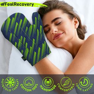 Set 2 Mittens: Artritis Handschoenen voor Magnetron (Één Maat) - Handwarmers Gevuld met Tarwe voor Reuma en Carpaal Tunnel - 100% Katoen en Lavendelgeur (Sport)