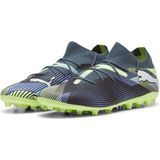 PUMA - Future 7 Match Mg - Voetbalschoenen - Gray Skies - Sprankelende Appel Wit
