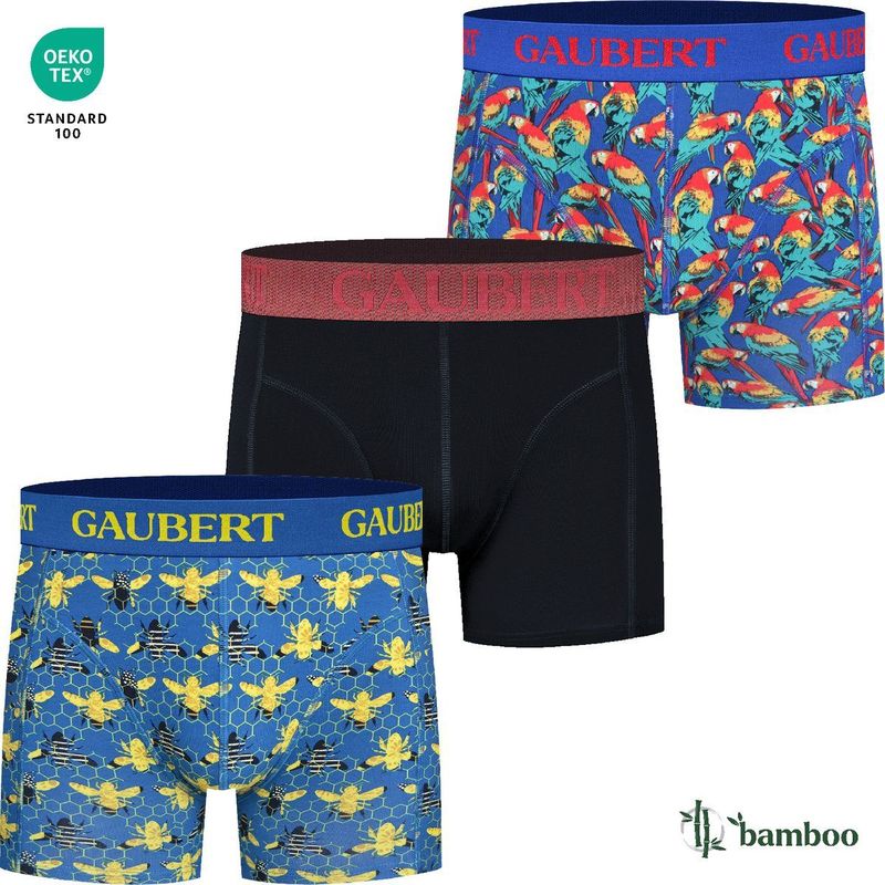 Gaubert - Boxershorts - Bamboe - Set van 3 - Heren