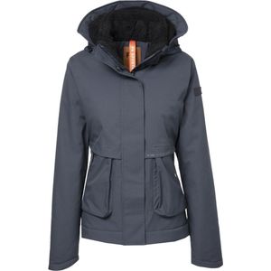 PK International - Winterjas - Dames - Waterdicht - Winddicht - Capuchon - Piazzo - Grijsblauw - XXXL/46