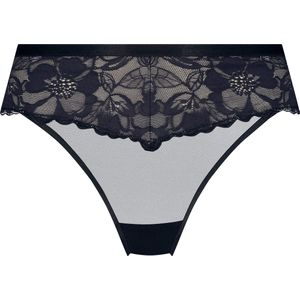 Hunkemöller Dames Lingerie Boxerstring Sophia - Zwart - maat XS