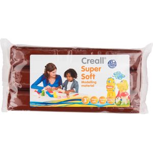 Creall - Supersoft Boetseerklei - Bruin - 500 Gram