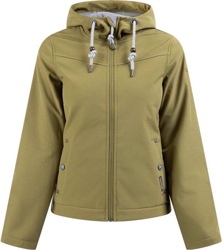 Functionele Jas - Effen - Softshell - Licht Gevoerd - Normale Pasvorm - Ritssluiting