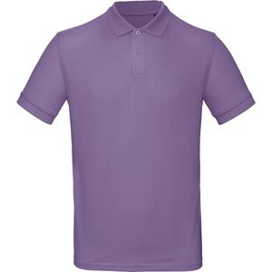 B&C Men's organic polo shirt CGPM430 - Millennial Lilac - L