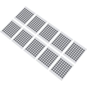 Allecto plus - Reflecterende herbruikbare tracking stippen voor 3D scanning, ideaal voor automotive, sieraden en dental toepassingen.