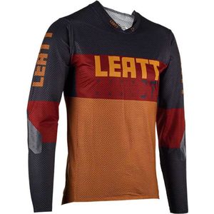 Leatt Gravity 4.0 Enduro-trui Met Lange Mouwen Oranje,Zwart M Man