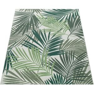 Flycarpets Binnen en Buitenkleed Ostivia - Gebloemd - Groen