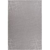 Bijou - Vloerkleed - Taupe/Zilver - Geometrisch - 200x290 cm