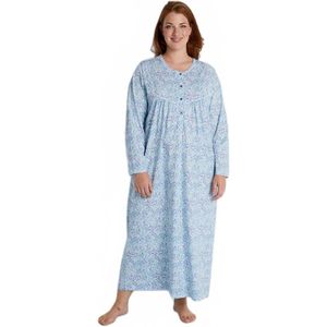 Lang nachthemd met katoenprint