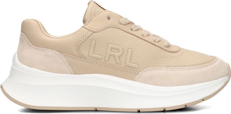 Ralph Lauren - Franky - Leren Sneakers - Beige