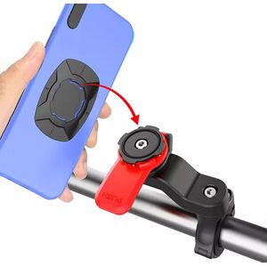 Telefoonhouder voor de fiets - Smartphone fietshouder - GSM Houder - Anti-schok - Wielrennen - Quad Lock Compatibel