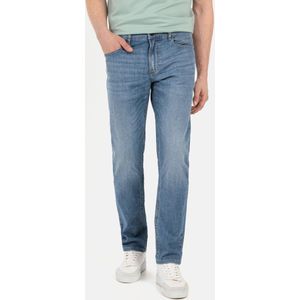 camel active Regular Fit 5-Pocket Light Jeans - Maat menswear-46/32 - Middenblauw