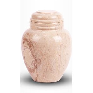 Crematie-urn | Natuursteen urn groot | urn voor as volwassene | Marmer urn