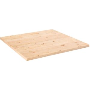 vidaXL Tafelblad - Vierkant - 80x80x2,5 cm - Grenenhout Houten Tafelblad - Grenenhout Tafelblad - Vintage Tafelblad - Industriele Tafelblad - Eetkamertafel