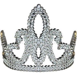 ESPA - Zilverkleurig prinsessen diadeem voor meisjes - Accessoires > Toverstokken, tiara's