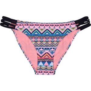 Bikinislip met bandjes in oranje kleur