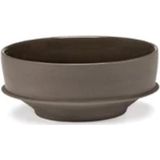 Serax - Dune Tableware - Kom - Donkerbruin - 19 cm - Porselein