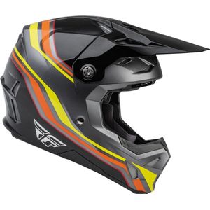 FLY Racing - Formula Cp S.E. Speeder - Helm - Zwart Geel Rood - Offroad