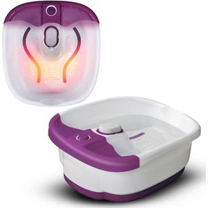 DailySupplies® Voetenbad - Voetband - Voetmassage Apparaat - Wit met Paars
