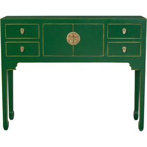 Fine Asianliving Chinese Sidetable Jade Groen - Orientique Collectie B100xD26xH80cm Chinese Meubels Oosterse Kast