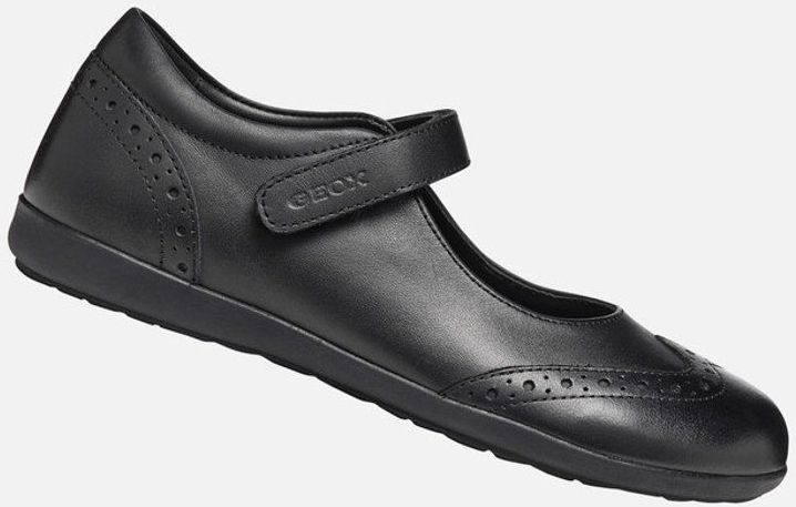 Geox - Iberide - Ballerina - Zwart - Leer