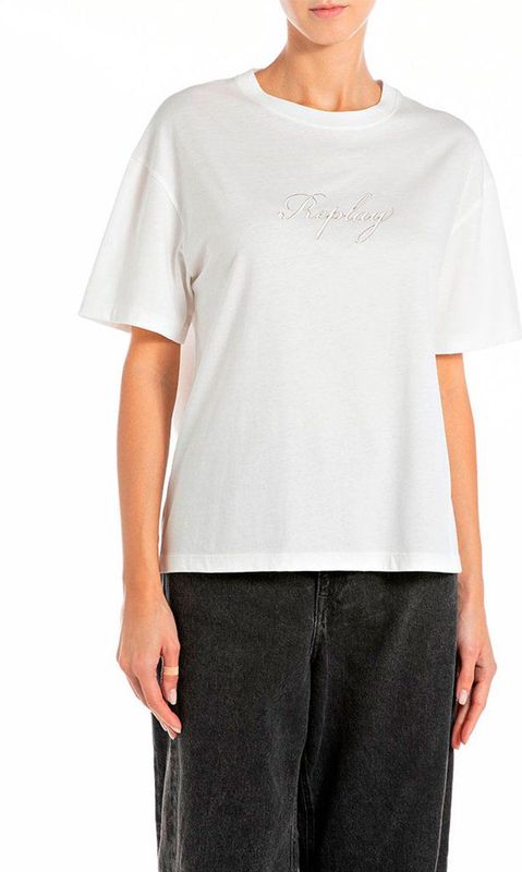 Replay - W3089F.000.20994 - T-shirt - Wit