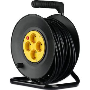 V-TAC VT-6003 Verlengkabel - 25 Meter - 4 Aansluitingen - Koperen Kabel