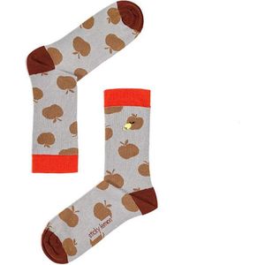 Sticky Lemon - Socks | apples | pool green + leaf green