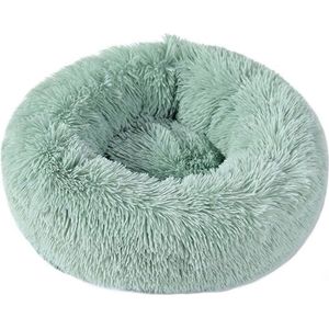 50cm Pluche Hondenmand Kattenmand Fluffy Groen