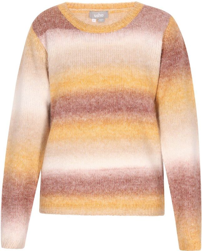 usha - Pullover - Ombre - Met Ronde Hals - Lange Mouwen