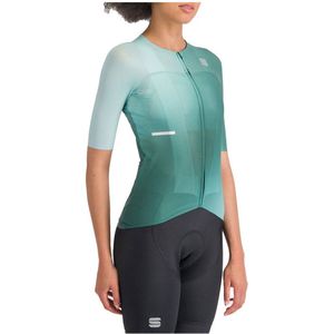 Sportful Light Korte Mouw Wielertrui Groen S Vrouw