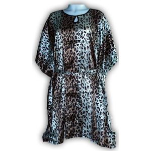 Kimono luipaardprint Bruin