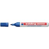 permanent marker rond edding 3000 Rond Blauw - Doos á 10 Stuks