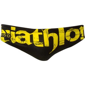 TURBO Triathlon Basic Zwemslip Heren - Black / Yellow - M
