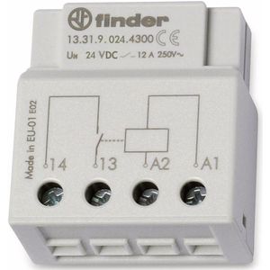 Finder - 13.31.9.024.4300 - Schakelrelais - 24 V - 12 A - Inbouw