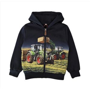 S&C vest met groene trekkers stro laden - tractor- Fendt - 2y
