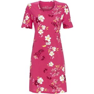 Gebloemd fuchsia nachthemd Ringella - Roze - Maat - 36