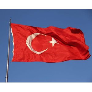 Grote Turkse Vlag 150 x 250 cm | Stormvlag Turkije XXL