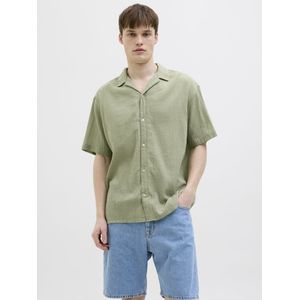 JACK&JONES - JREBMAIMI CREPE SHIRT - Jongens - Overhemd - Blauw - Katoen