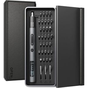 Draadloze Precisie Elektrische Schroevendraaier Set - 36 in 1 Mini Oplaadbare Tool Kit met LED Scherm en Draagbare Case
