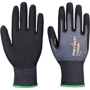 Portwest SG snijbestendige C15 Eco Nitril Handschoen - (pk12) - Blauw/zwart - XXL