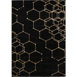 Lalee Marmaris | Modern Vloerkleed Laagpolig | Black | Tapijt | Karpet | Nieuwe Collectie 2024 | Hoogwaardige Kwaliteit | 80x150 cm