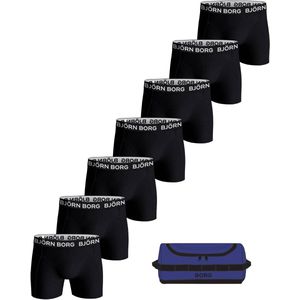 Bjorn Borg Cotton Stretch Boxers + Wash Bag 7 Pack