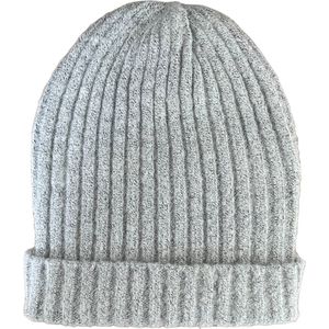 ASTRADAVI Beanie Hats - Muts - Warme Skimutsen Hoofddeksels - Trendy Winter Mutsen - Lichtgrijs