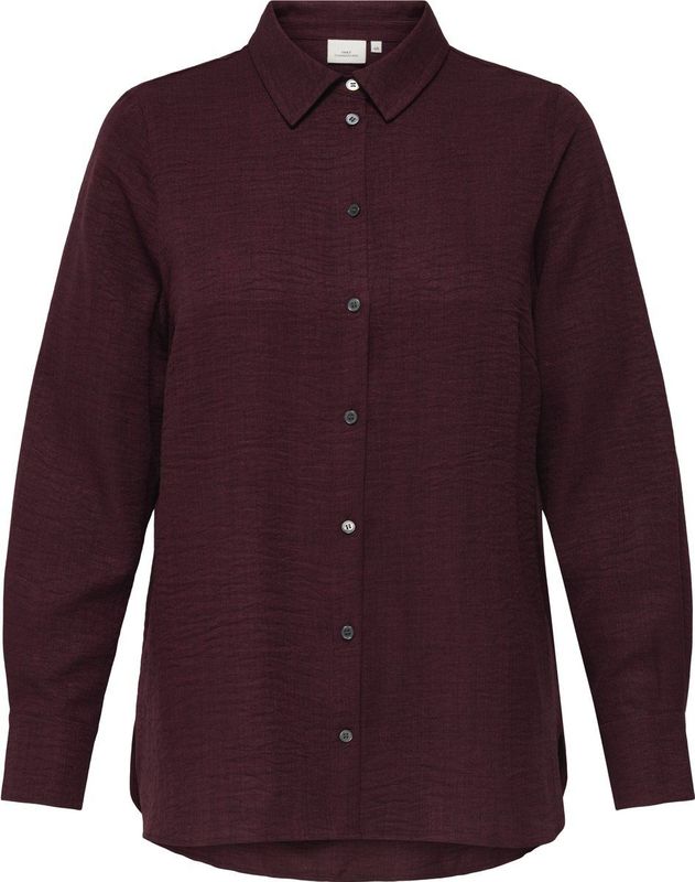 ONLY CARMAKOMA - CARBAY LS SHIRT WVN BF - Blouse - Lange Mouwen - Regular Fit