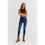 COJ - Lisa - Dames Skinny Jeans - Dark Blue