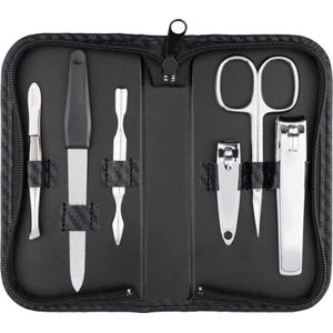 Solingen Deutand Manicure Set 6 volledige nagelset carbon