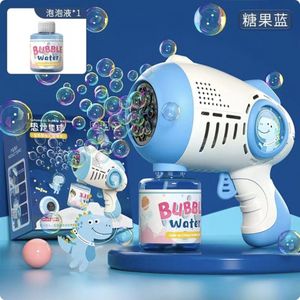 Bellenblaas Pistool - Automatisch Bellen Blazen - Bubbelpistool - Kleur: Blauw - Bellen Blazen - Bellenblaas - Inclusief Batterijen - Bellenblaasmachine - Bellenblaas Gun - Bubble Gun - Inclusief Flesje Bellenblaas - Bellenblaaspistool