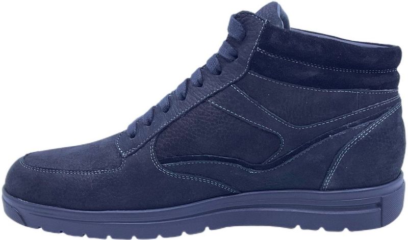 GIJS - 2155 Wijdte H - Veterschoenen - Zwart